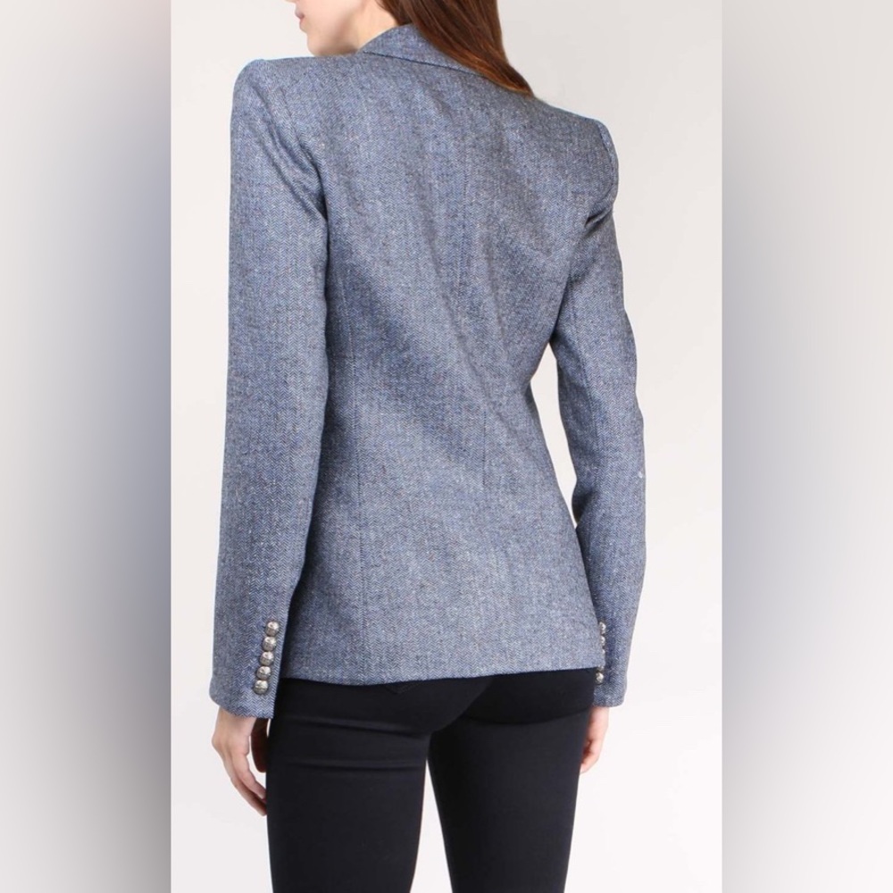 Veronica Beard miller Dickey wool blend jacket blazer blue - Picture 3 of 4